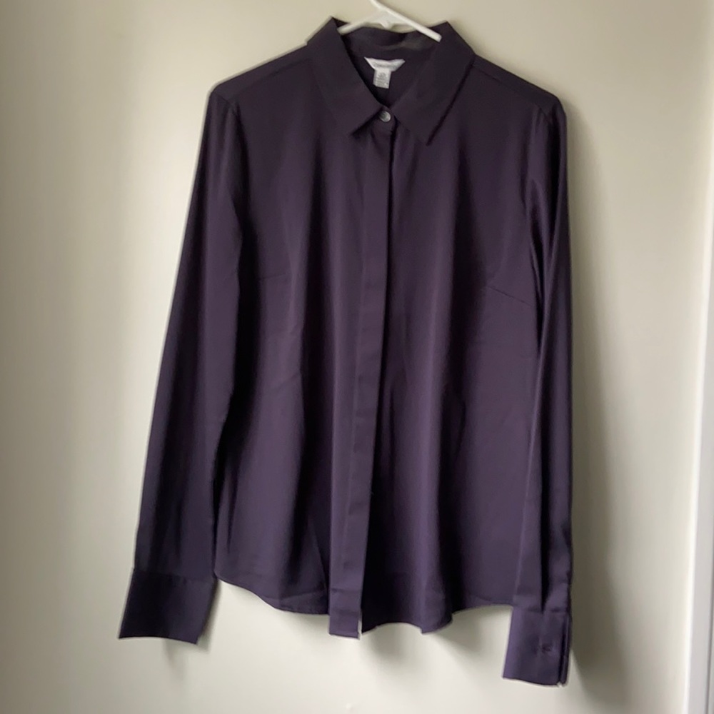 Calvin Klein purple blouse